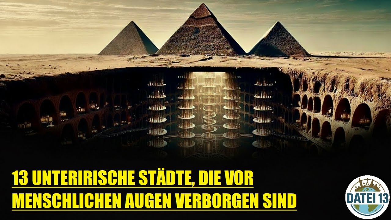 13 MYSTERIÖSE STÄDTE UNTER DER ERDE, in denen das Leben BEÄNGSTIGEND ist!