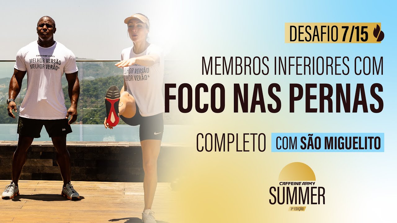 DESAFIO #7: TREINO HIIT de membros inferiores para QUEIMAR as pernas