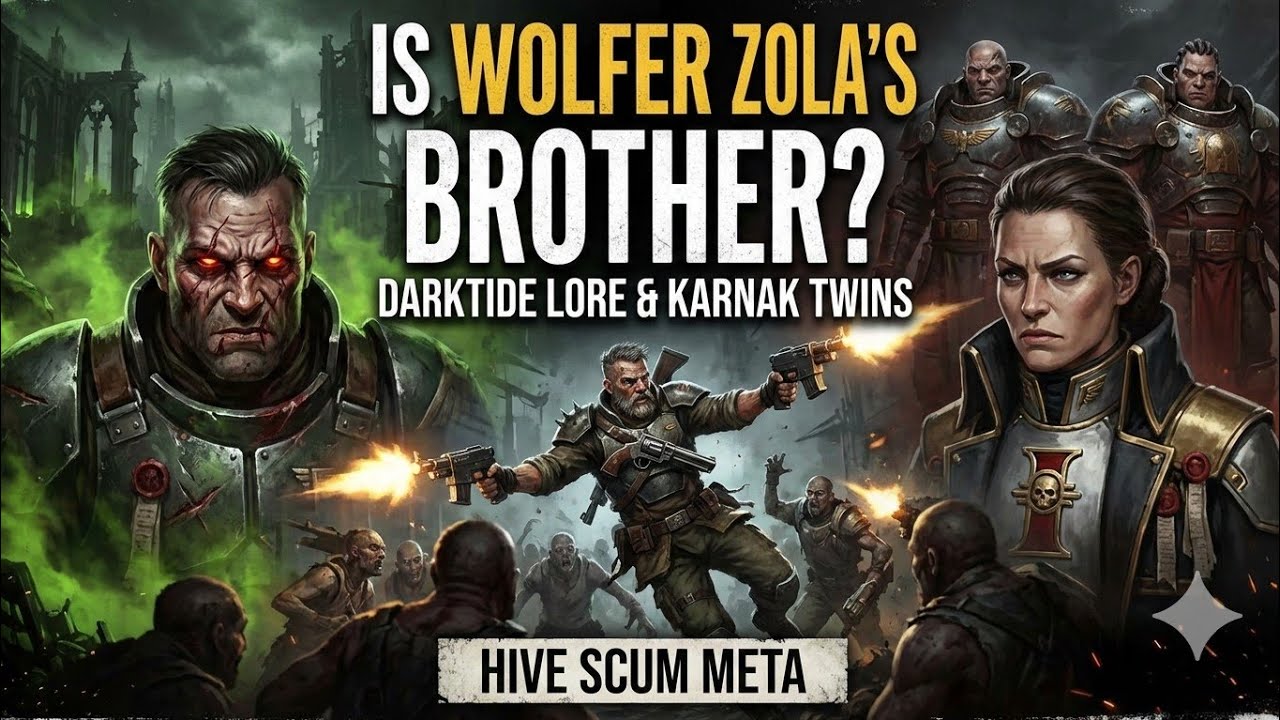 Is Captain Biron Wolfer Zola’s Brother? | Darktide Lore & Karnak Twins Boss Fight