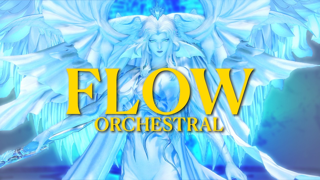 Flow (Orchestral) with lyrics - FFXIV Orchestral Arrangement Album Vol.3