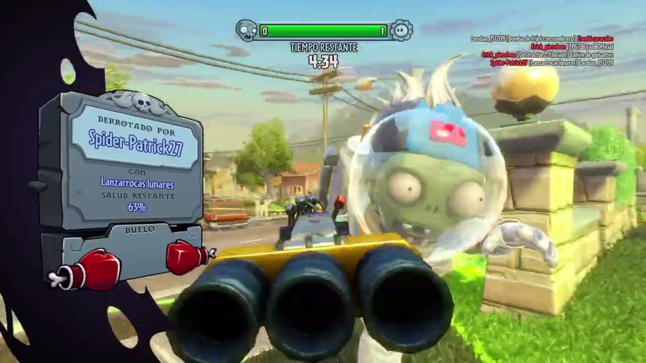 Guisante sheriff 31 Kills!! ||Plants vs Zombies Garden Warfare|| Jardines y Cementerios 