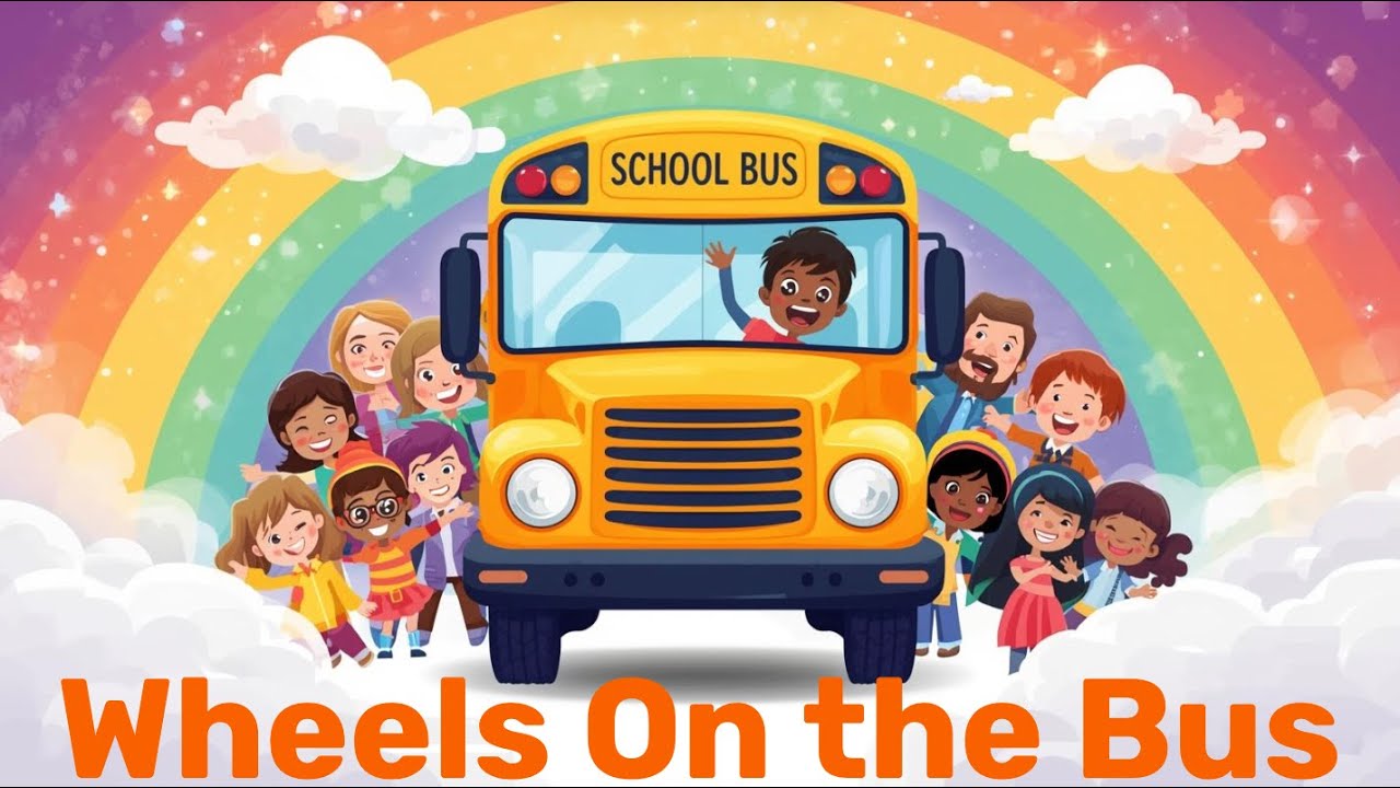 Wheels on the Bus | Nursery Rhymes | WelcomeToTheKidsWorld