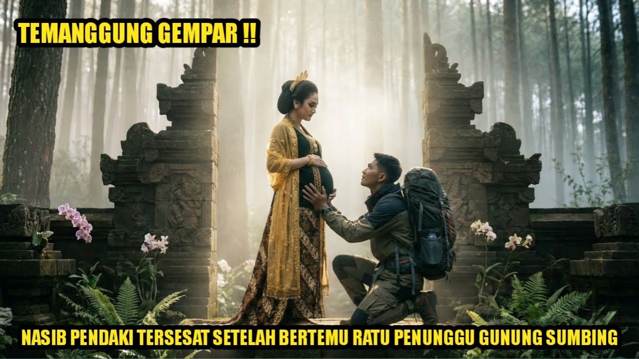KISAH PENDAKI MUDA YANG TERSESAT NASIB BERUBAH SETELAH MENGHAM!LI RATU PENUNGGU GUNUNG SUMBING