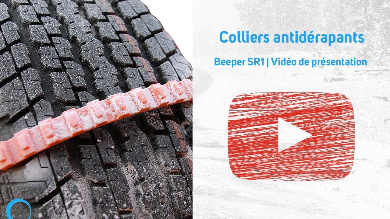Colliers antid&eacute;rapants d'urgence pour neige & boue | Beeper SR1 ❄️