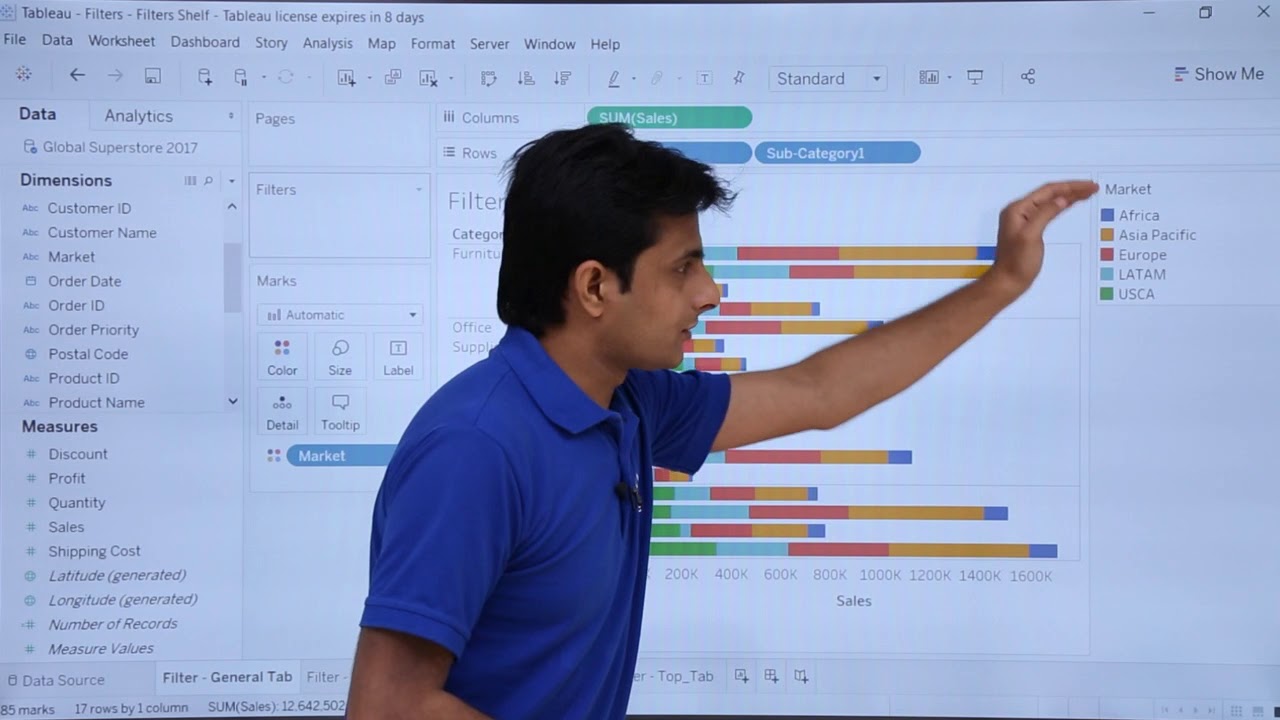 Tableau - Filters Shelf