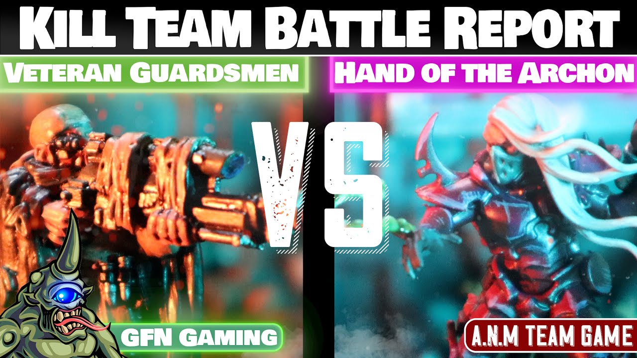 Drukhari VS Veteran Guardsmen - Kill Team Battle Report