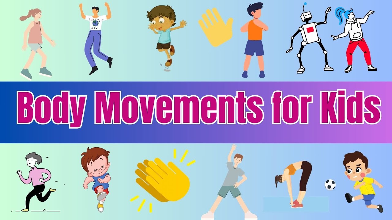 Fun Body Movements for Kids | Learn How We Move| Body Movements Lesson  | Nursery & Primary Lesson.