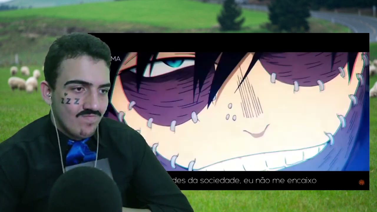 PASTOR REACT Rap do Dabi Boku no Hero   Cremação   Enygma 56