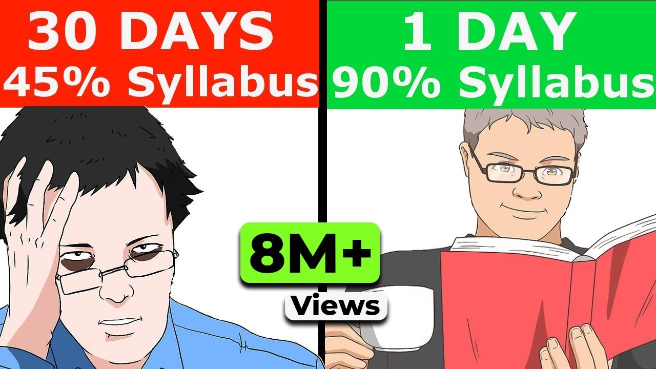 FASTEST WAY TO COVER ENTIRE SYLLABUS |1 DAY/NIGHT BEFORE EXAMS | HOW TO STUDY IN EXAM TIME