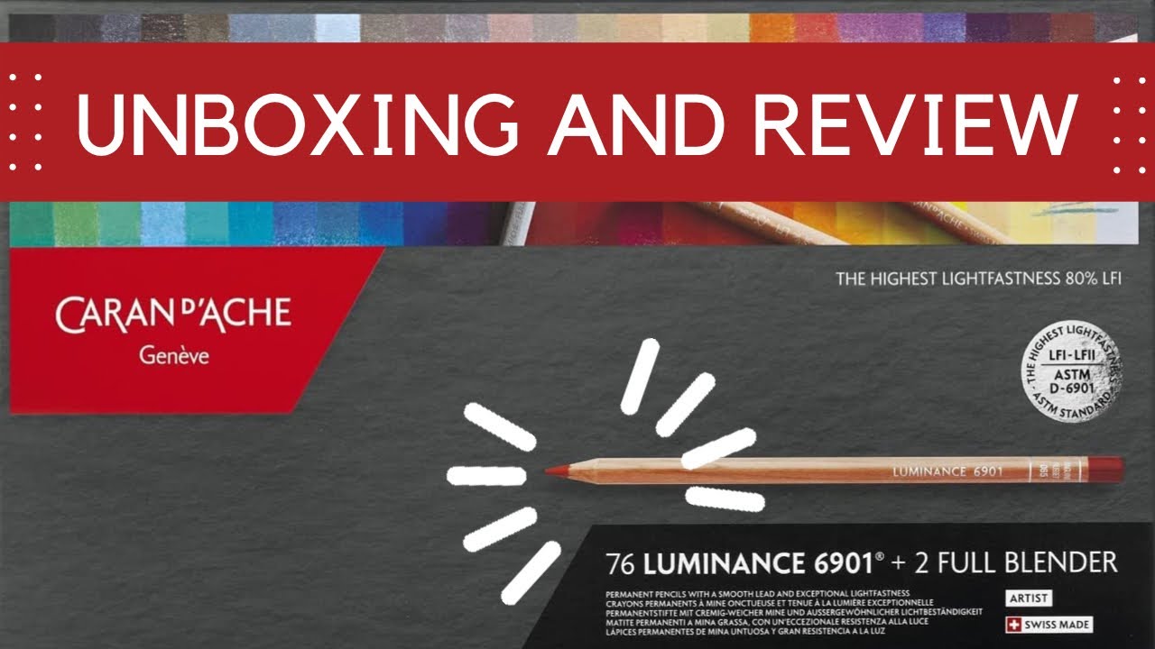 Caran D’Ache Luminance Coloured Pencils | Review