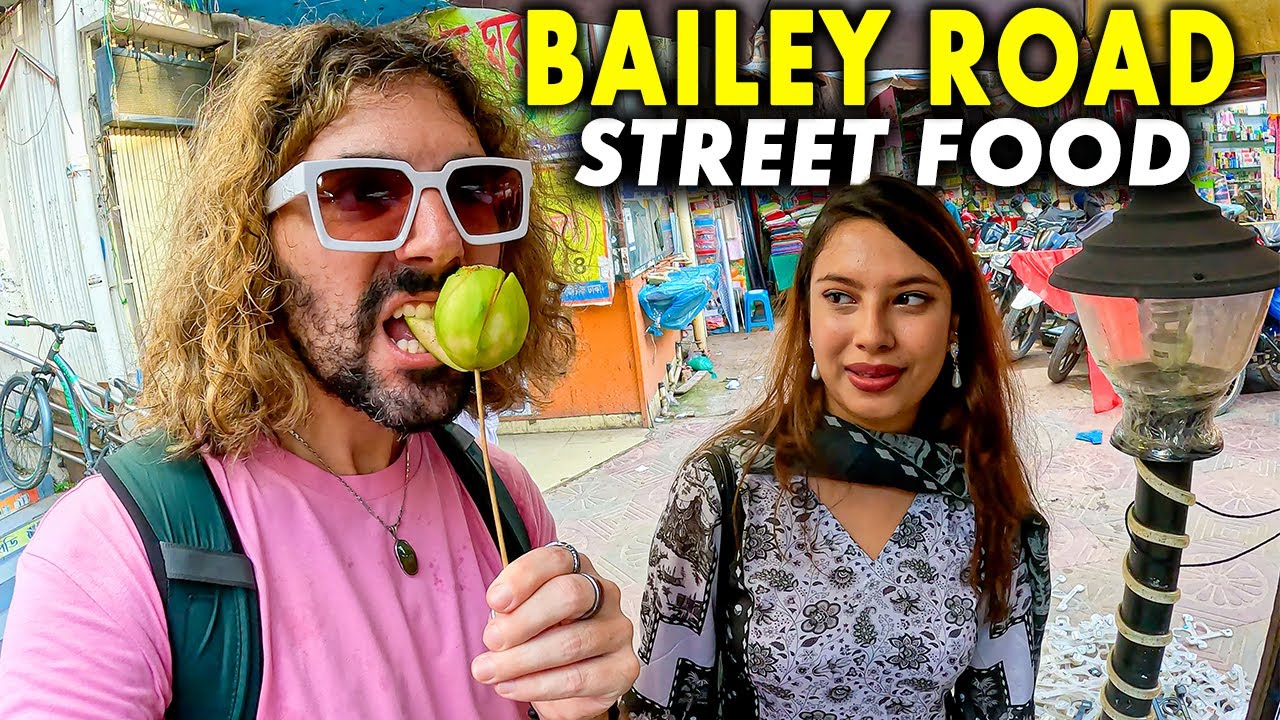 Bangladeshi girl feeds me LOVE SPOT street food 🇧🇩