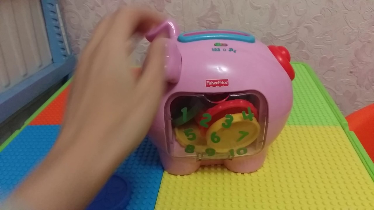 Свинка копилка fisher price