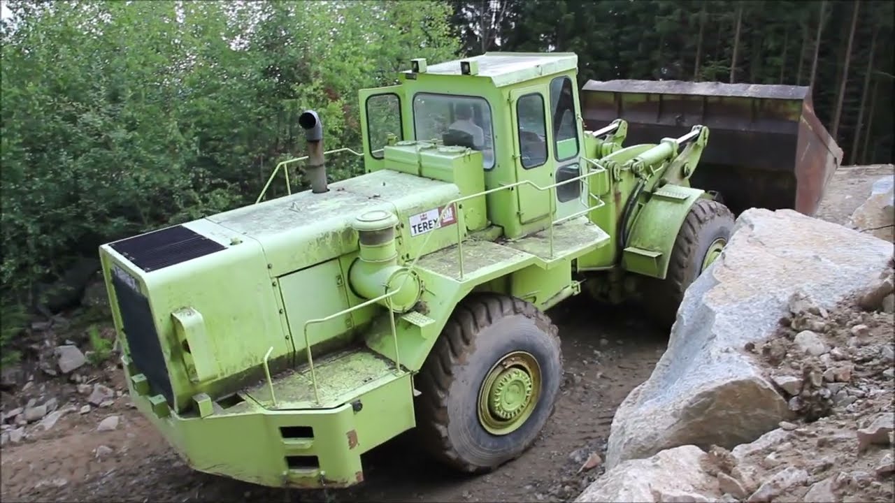 TEREX GM 72-71 granite blockhandler #technical #wheelloader #terex