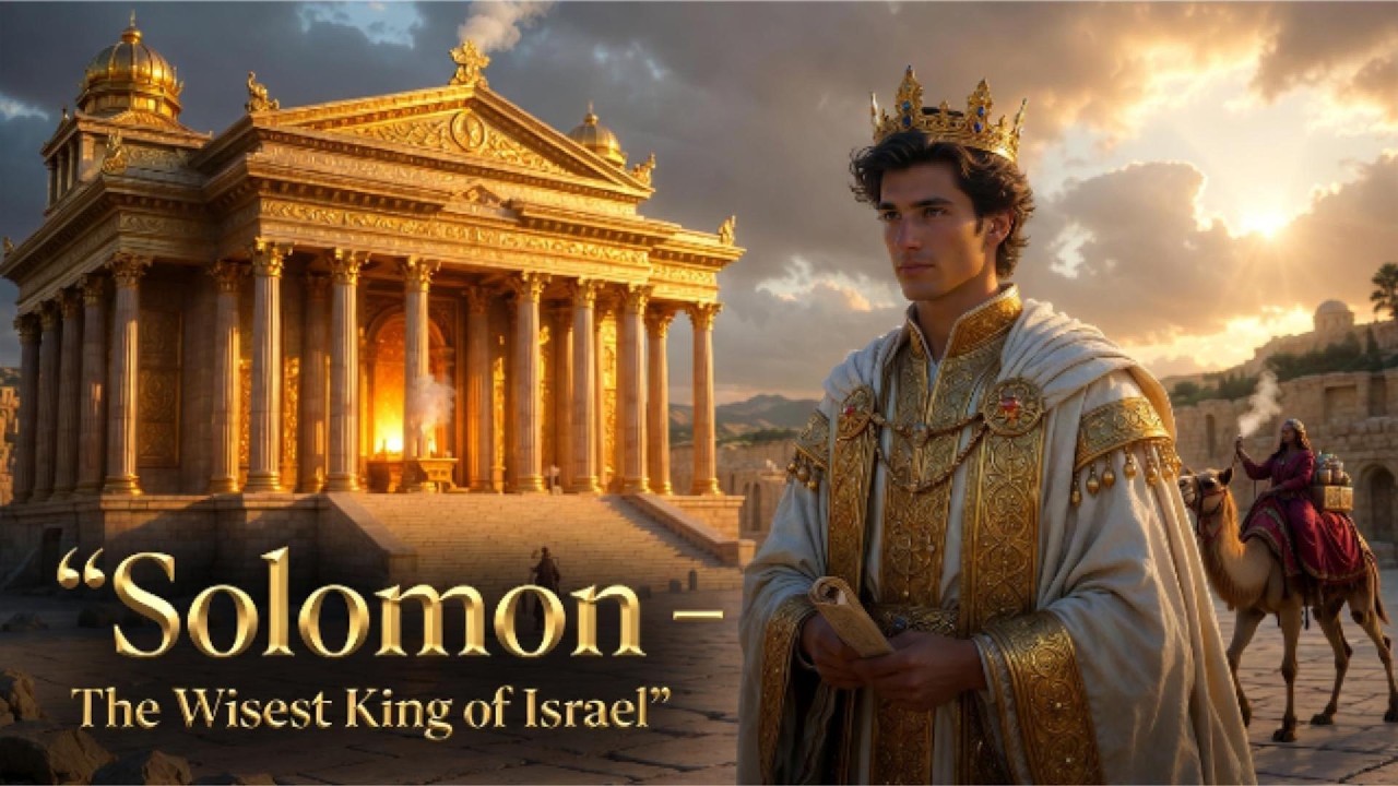 Solomon – The Wisest King of Israel | From a Young Throne to the Golden Kingdom | Full Story.
