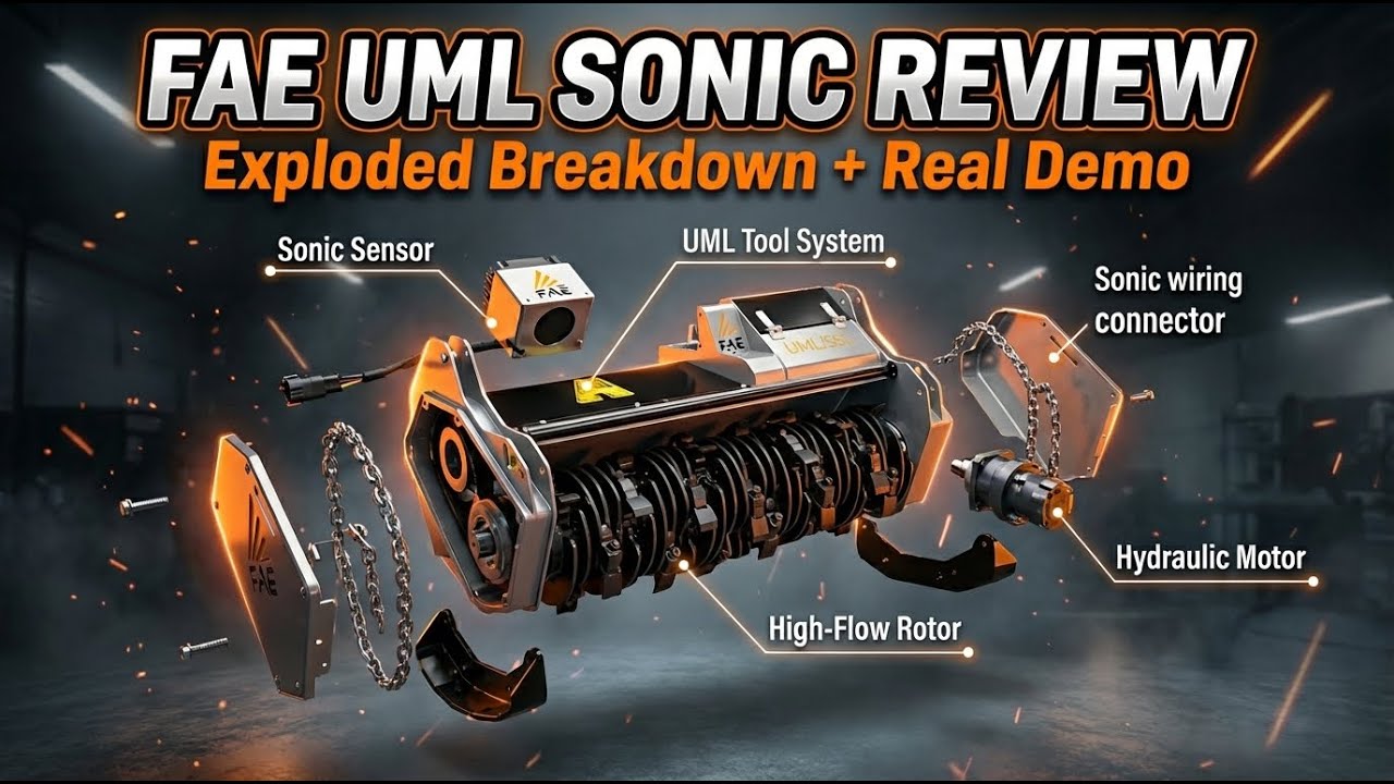 Мы продемонстрировали новый звуковой измельчитель UML/SSL от FAE на Takeuchi TL12V2 — вот правда