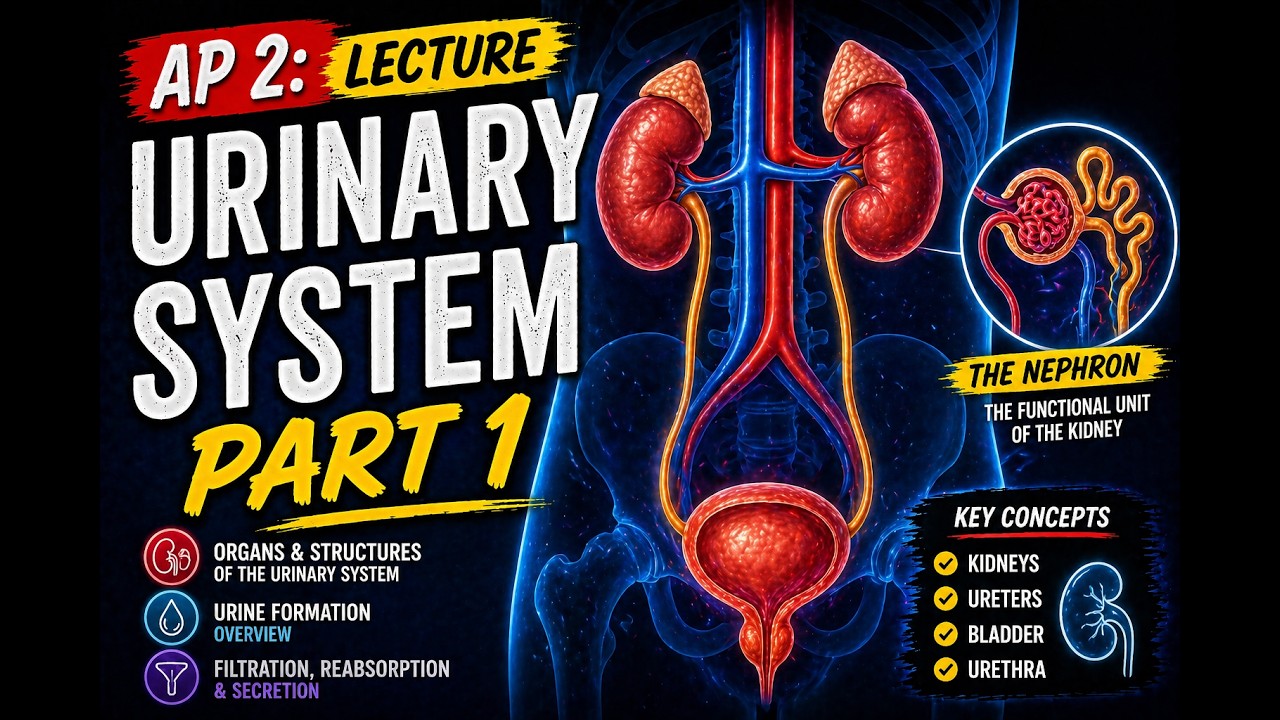 A&P 2 Lecture: Urinary System Part 1