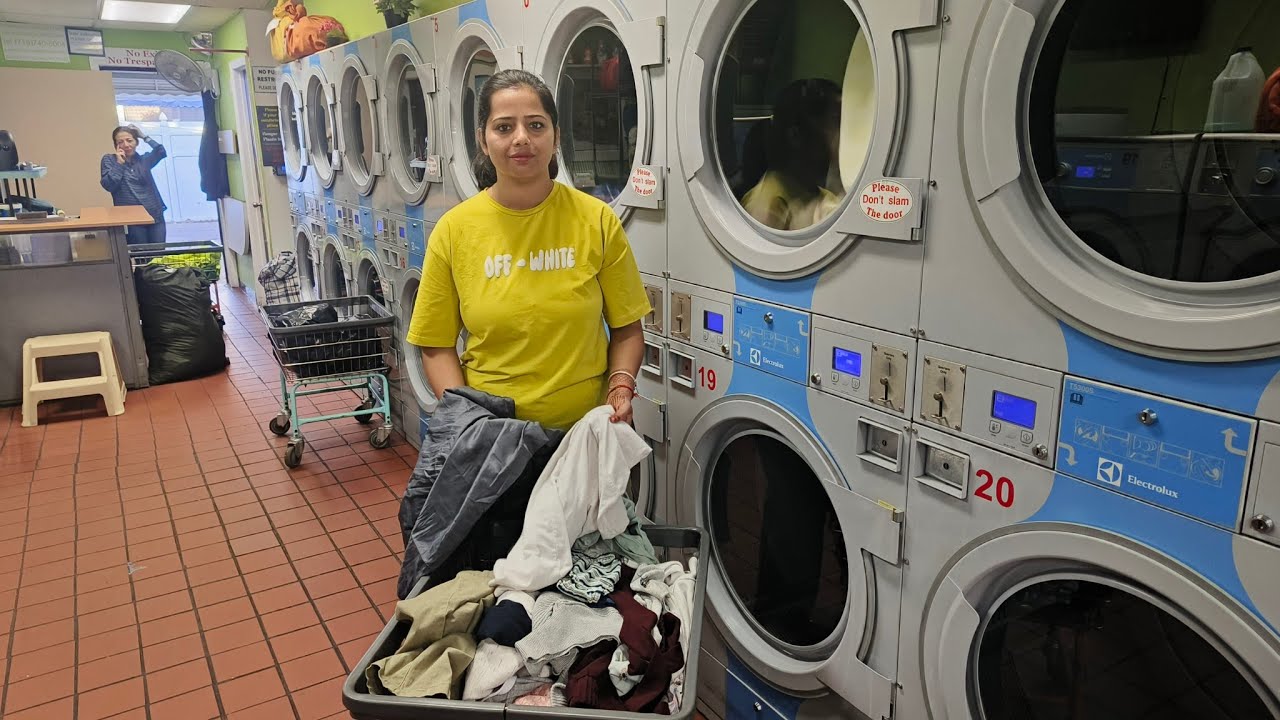 USA Laundry (How to wash clothes) in America ।। New york ।  #2024 #usa #vlog #laundry #newyork