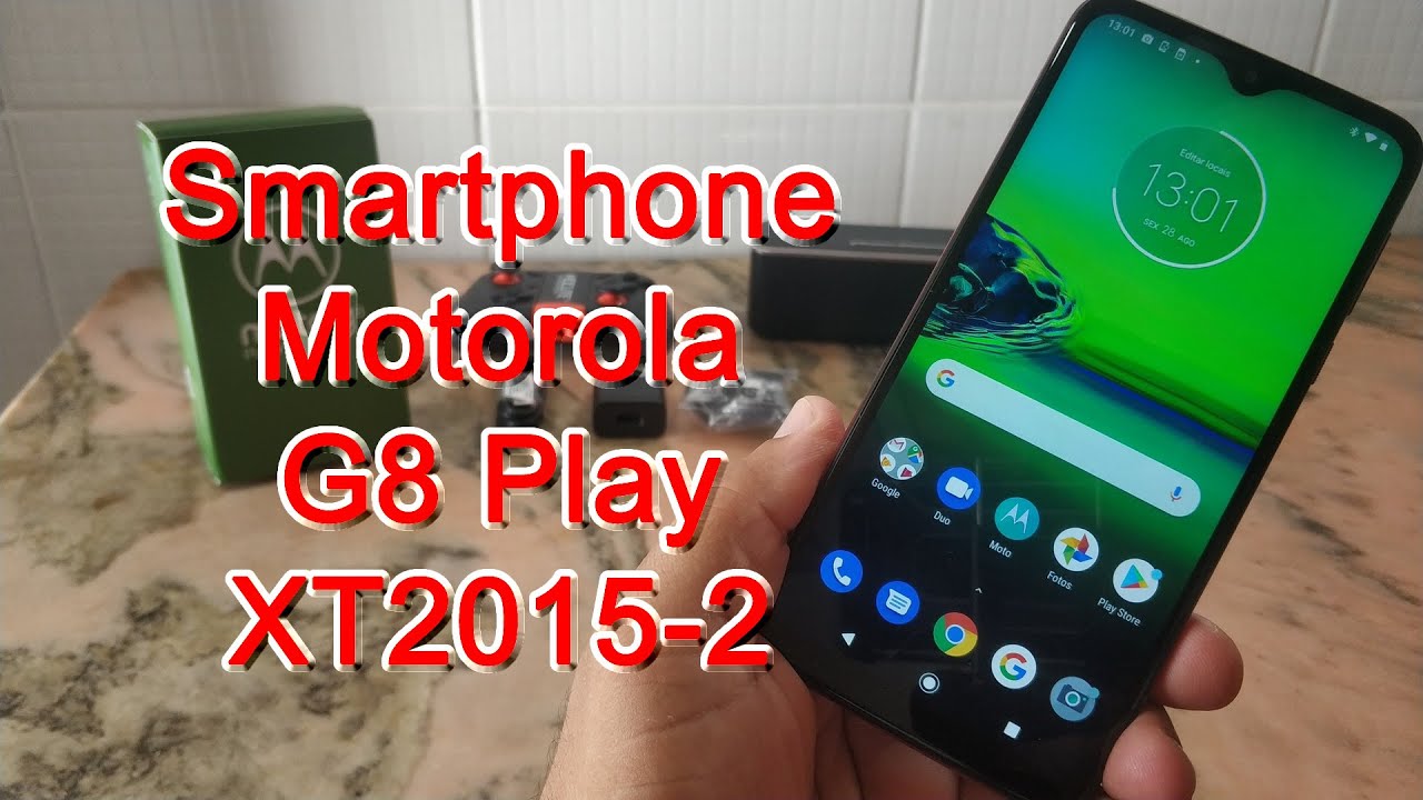 Smartphone Motorola G8 Play XT2015-2 4G 2GB RAM 32GB Tela 6.2 C&acirc;mera Tripla