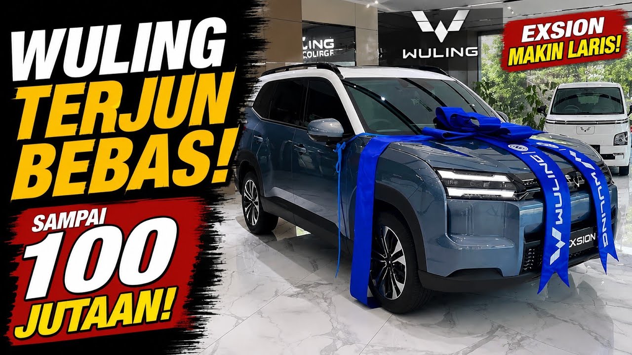 WULING TERJUN BEBAS SAMPAI 100 JUTAAN⁉️Eksion Makin Laris Bangett. 