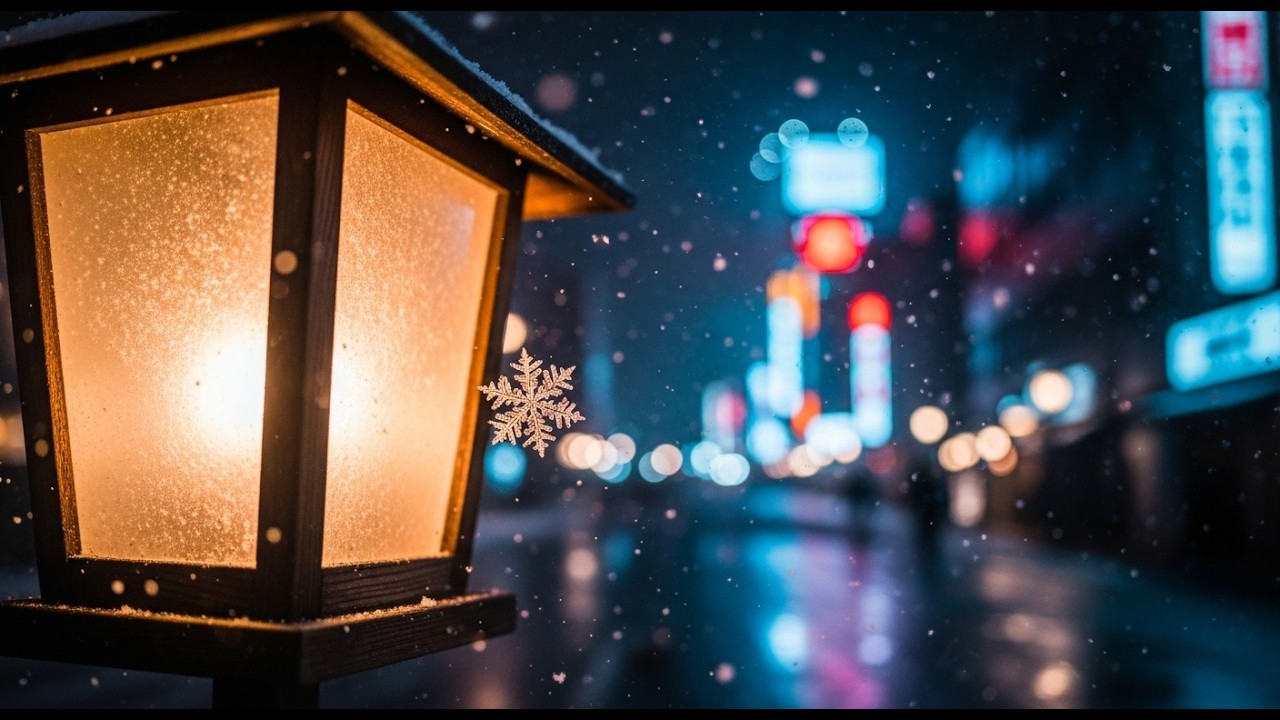 [Playlist] 302호에서 상상하는 어느 겨울날의 오사카 | Imagining Snowy Osaka Ambience