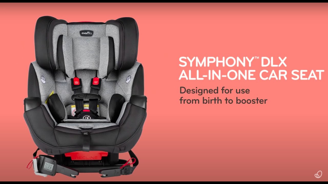 NEW AND IMPROVED - Symphony DLX 3-Mode All In One Convertible Car Seat