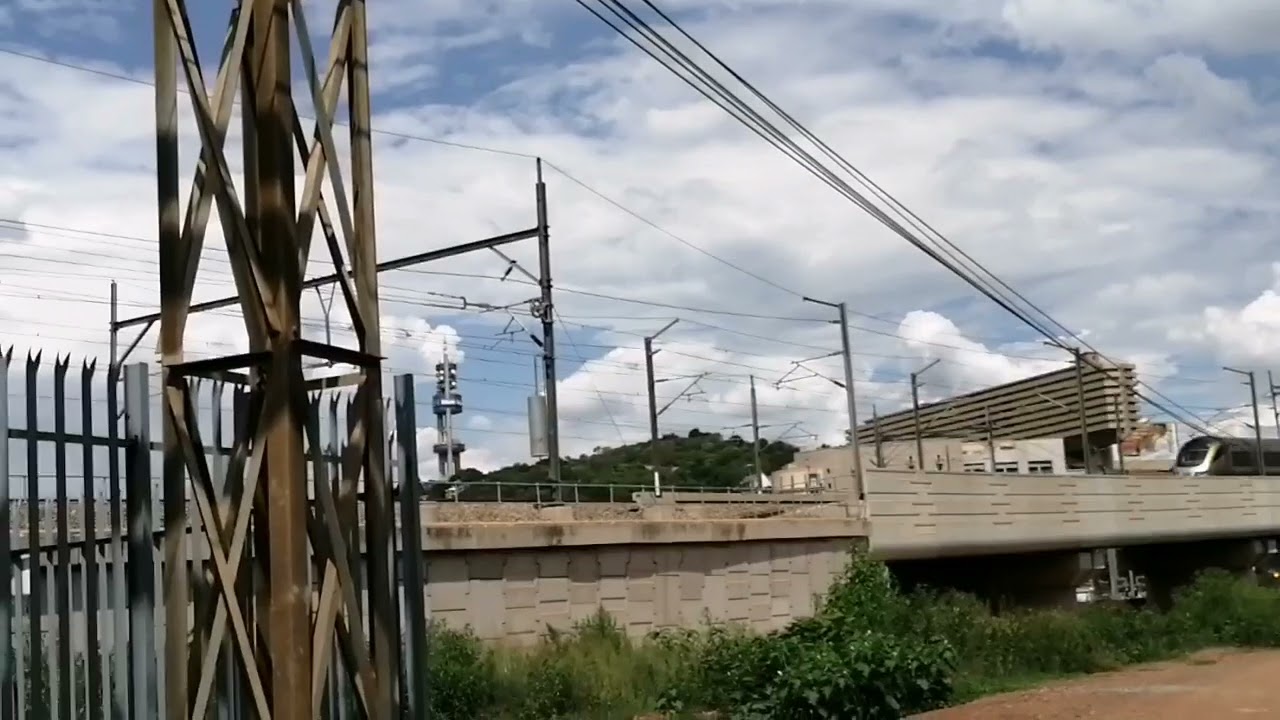 Gautrain moving around Pretoria Volume 4(Captured From Prasa  Pretoria station)