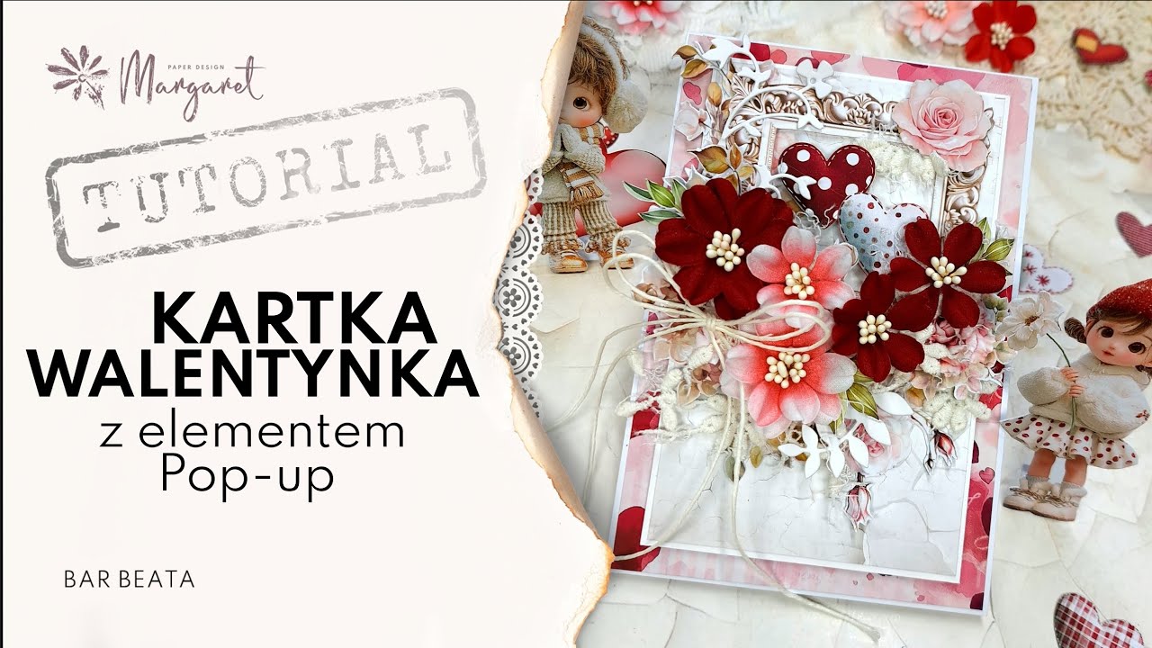 Kartka Walentynka z elementem Pop-up 