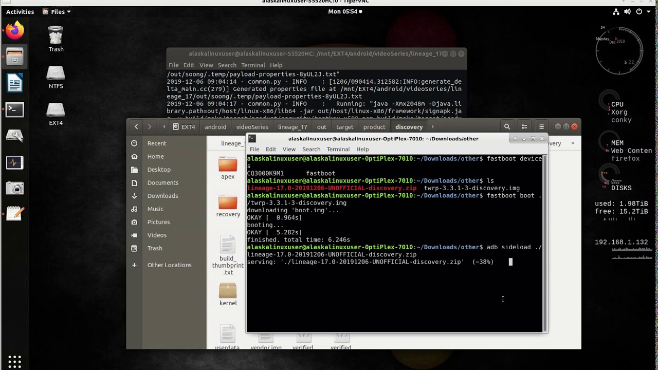 LineageOS 17: Build complete, flash with TWRP