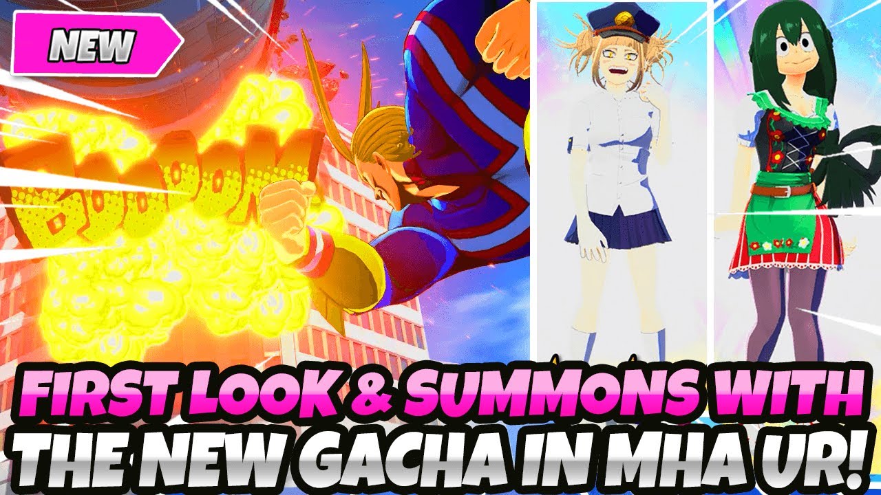 *IT'S FINALLY TIME* FIRST LOOK AT COSTUMES & GACHA + MASSIVE SUMMONS (My Hero Academia Ultra Rumble)