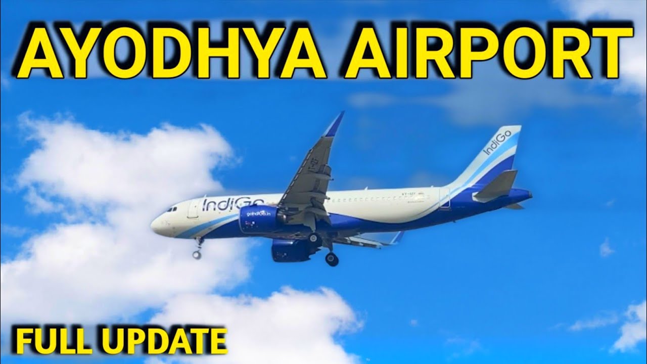 Ayodhya airport video | airport | aeroplane video | maharishi  Valmiki international airport