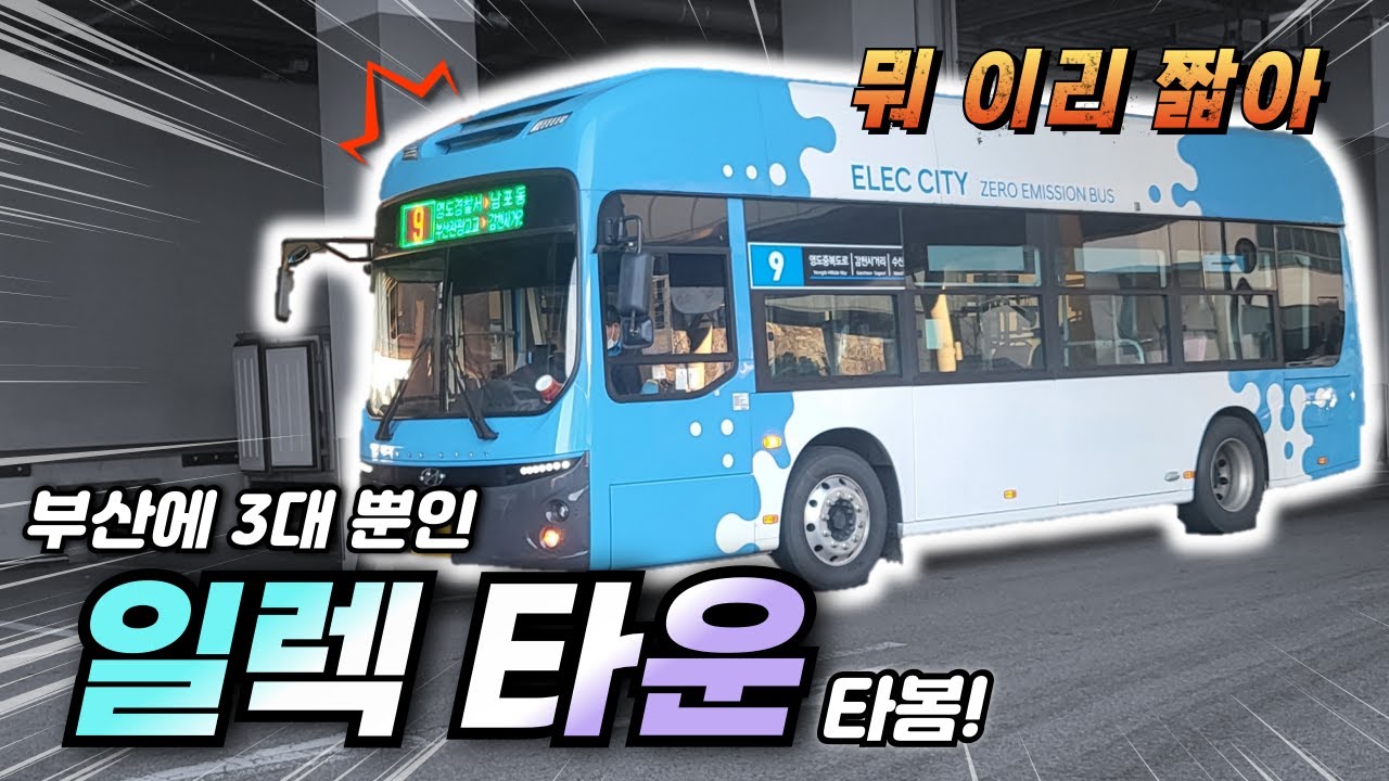 뭔가 작아진 일렉시티? 부산에 단 3대 뿐인 일렉타운 타봄!