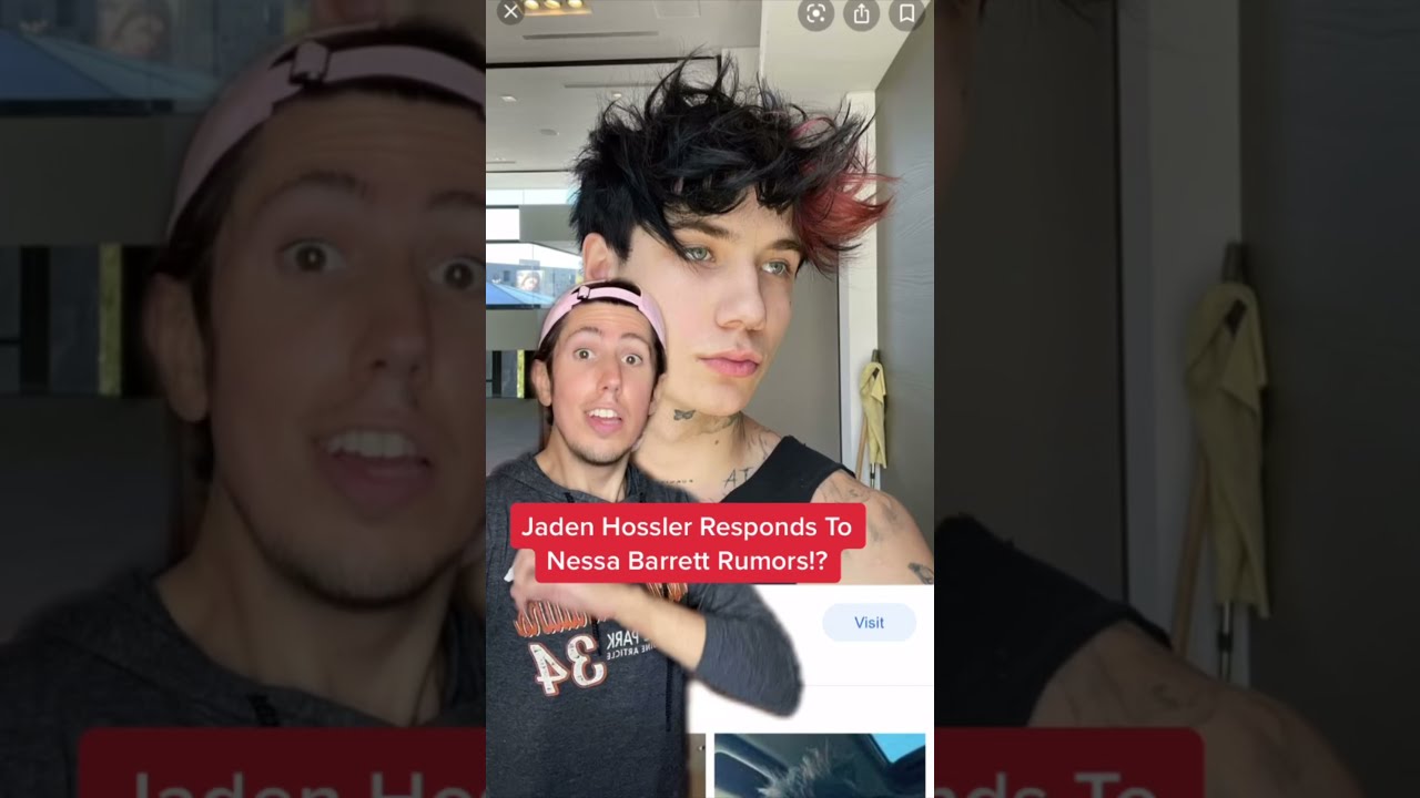 Jaden Hossler Responds To Nessa Barrett Rumors!?
