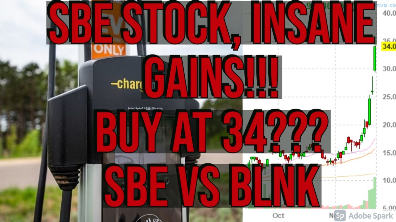 SBE Stock Is Soaring Today?  Massive Gains, Is BLNK a Real Competitor?