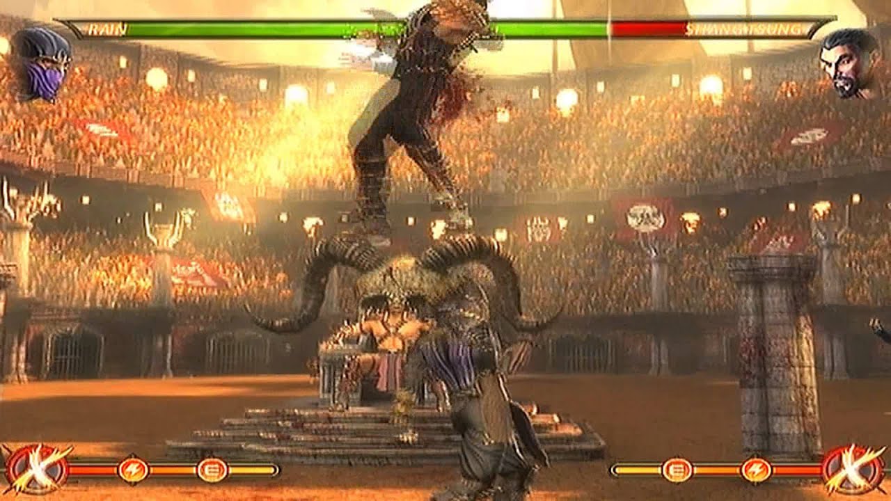 Rain 100% Midscreen Morphback Combo (no Power-up) MK9