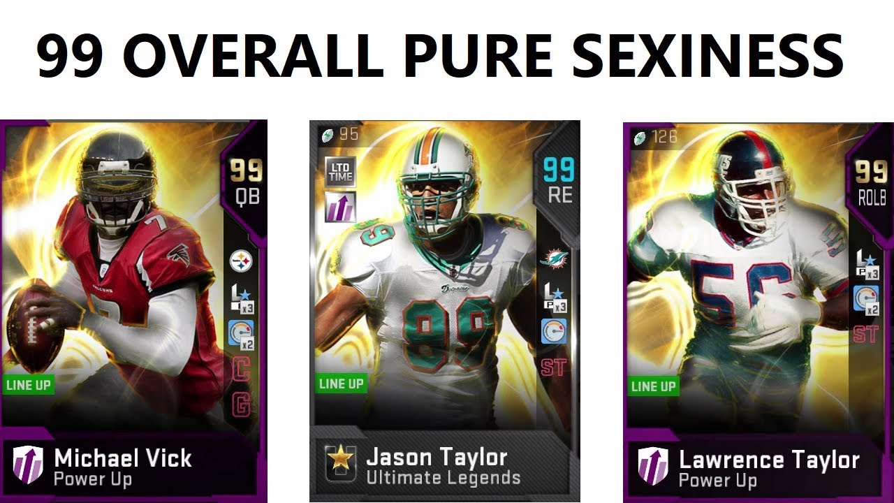 99 OVR MICHAEL VICK, LAWRENCE TAYLOR AND JASON TAYLOR TAKE THE FIELD! MADDEN 19 GAMEPLAY