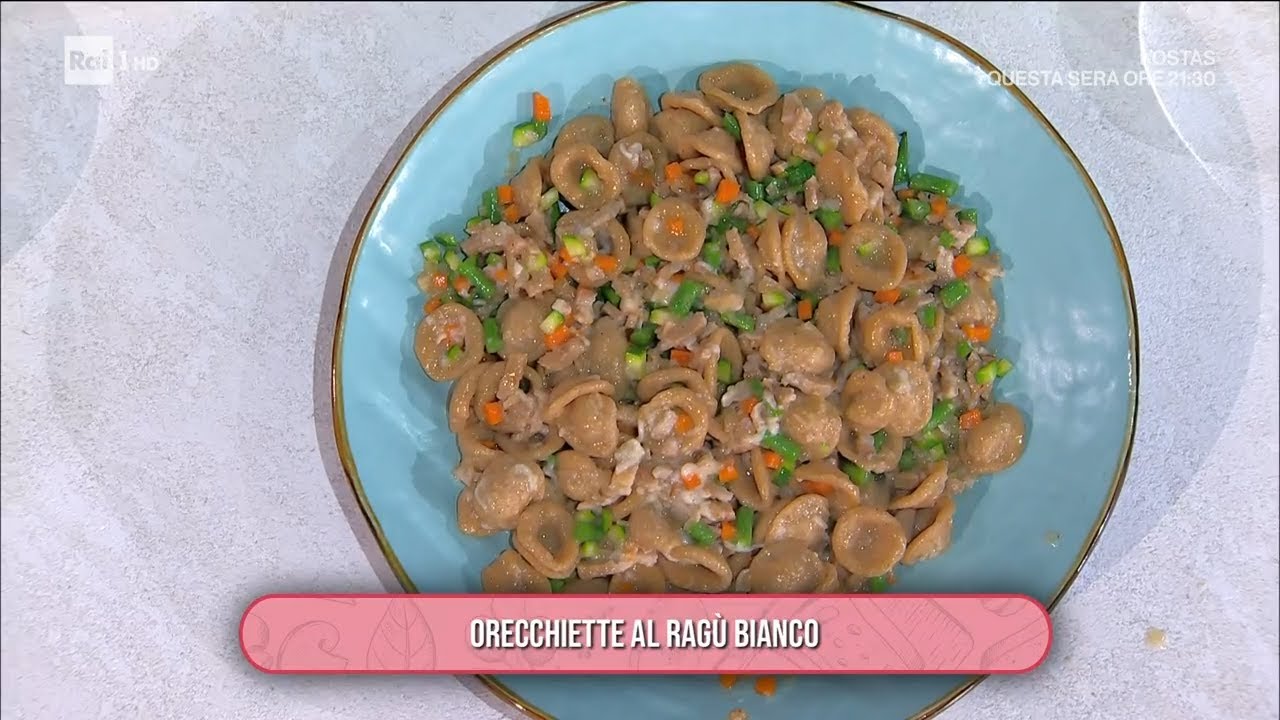 Orecchiette al ragù bianco - È sempre mezzogiorno 19/09/2024