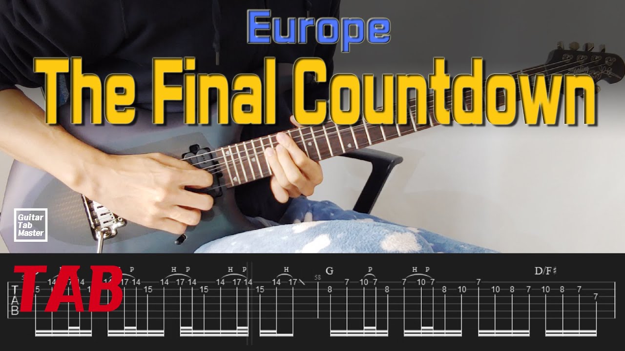 [TAB] The Final Countdown - Europe │Guitar Cover