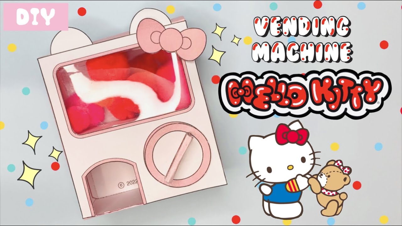 DIY Hello Kitty Vending Machine / Free Printable