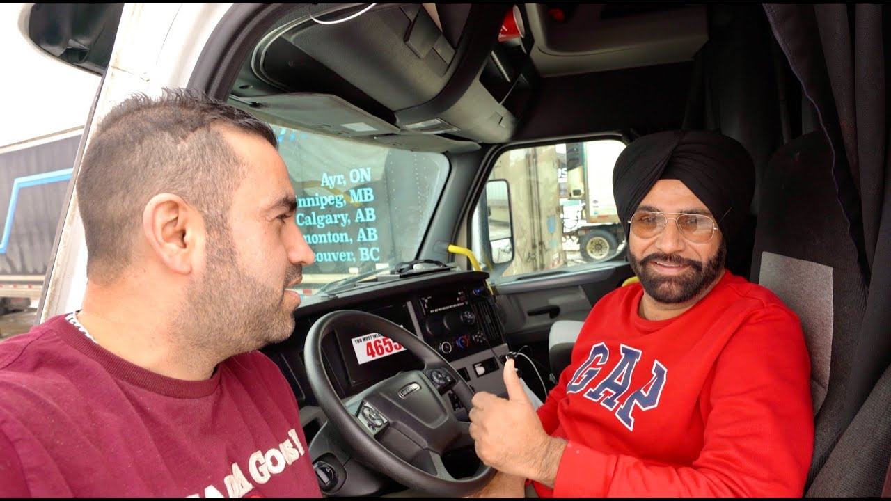 SCARED 😱 When Papa Driving Double Trailer in Canada | Father Son Trucking part-2