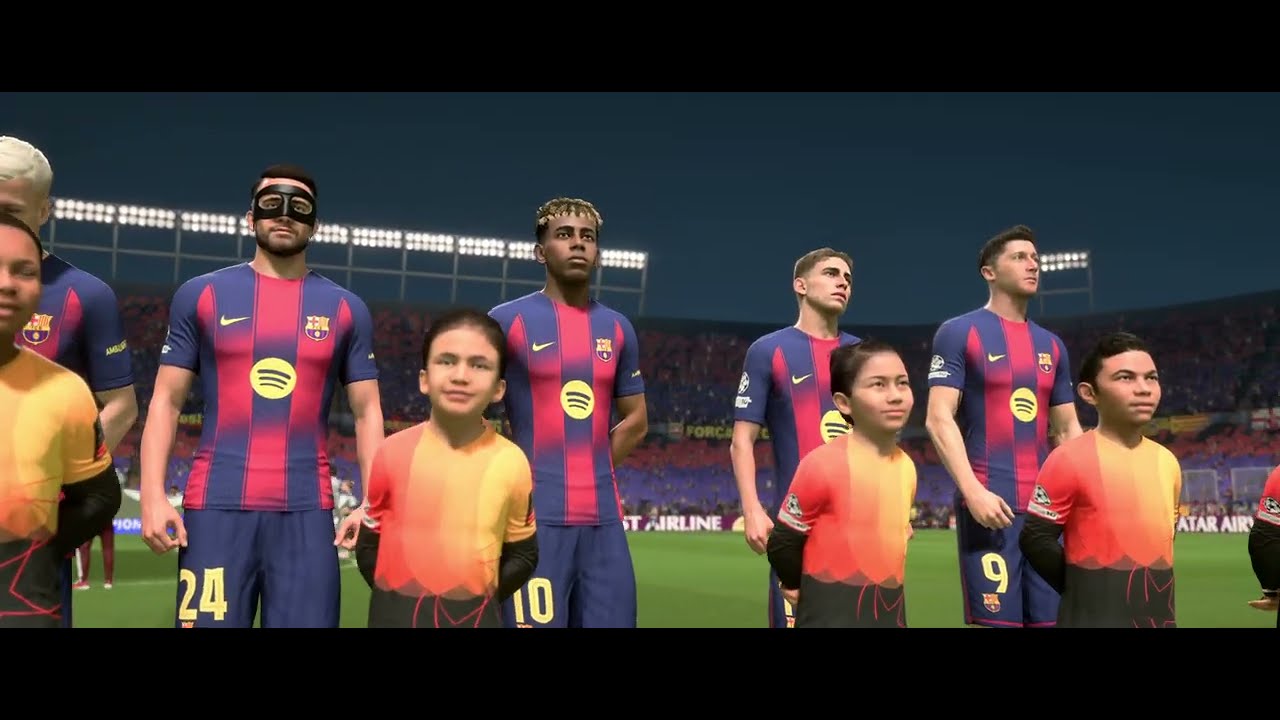 FC Barcelona vs FC Kobenhavn UCL FC26 Modded