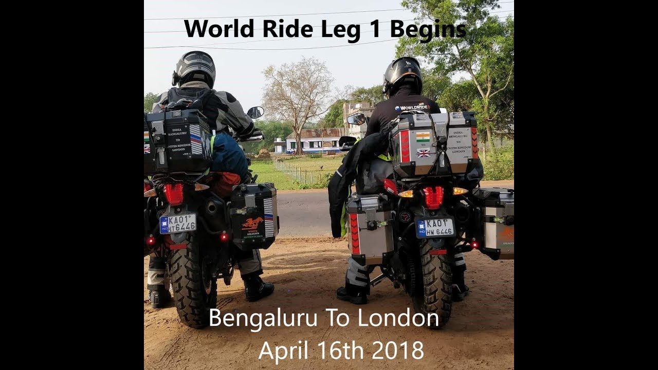 WDA || World Ride Leg 1 ||  FLAG OFF ||Bangalore To Vijaywada || VD 01 ||
