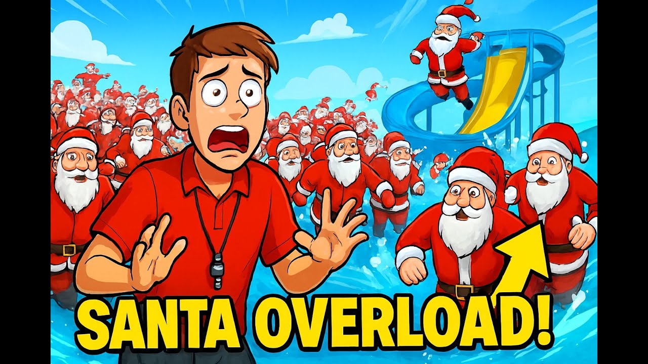 Santa Overload! WaterPark Simulator ep.2
