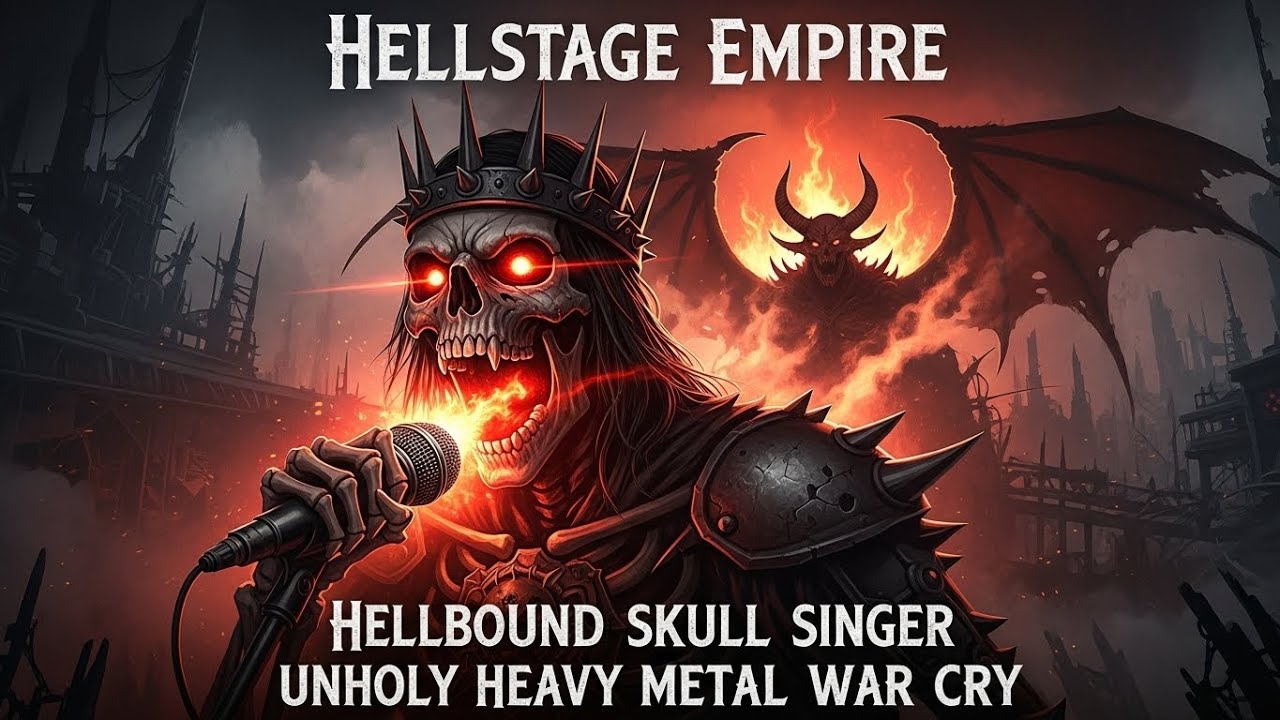 ⚡ Best Music HELLSTAGE EMPIRE 🔥 Hellbound Skull Singer | Unholy Heavy Metal War Cry