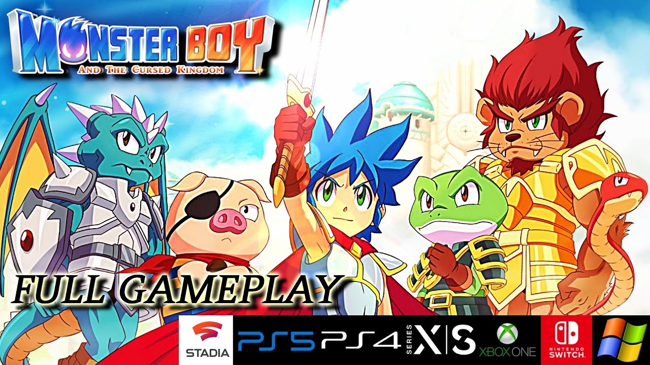 MONSTER BOY AND THE CURSED KINGDOM - FULL GAMEPLAY 100% - KUKUWADEWI TV
