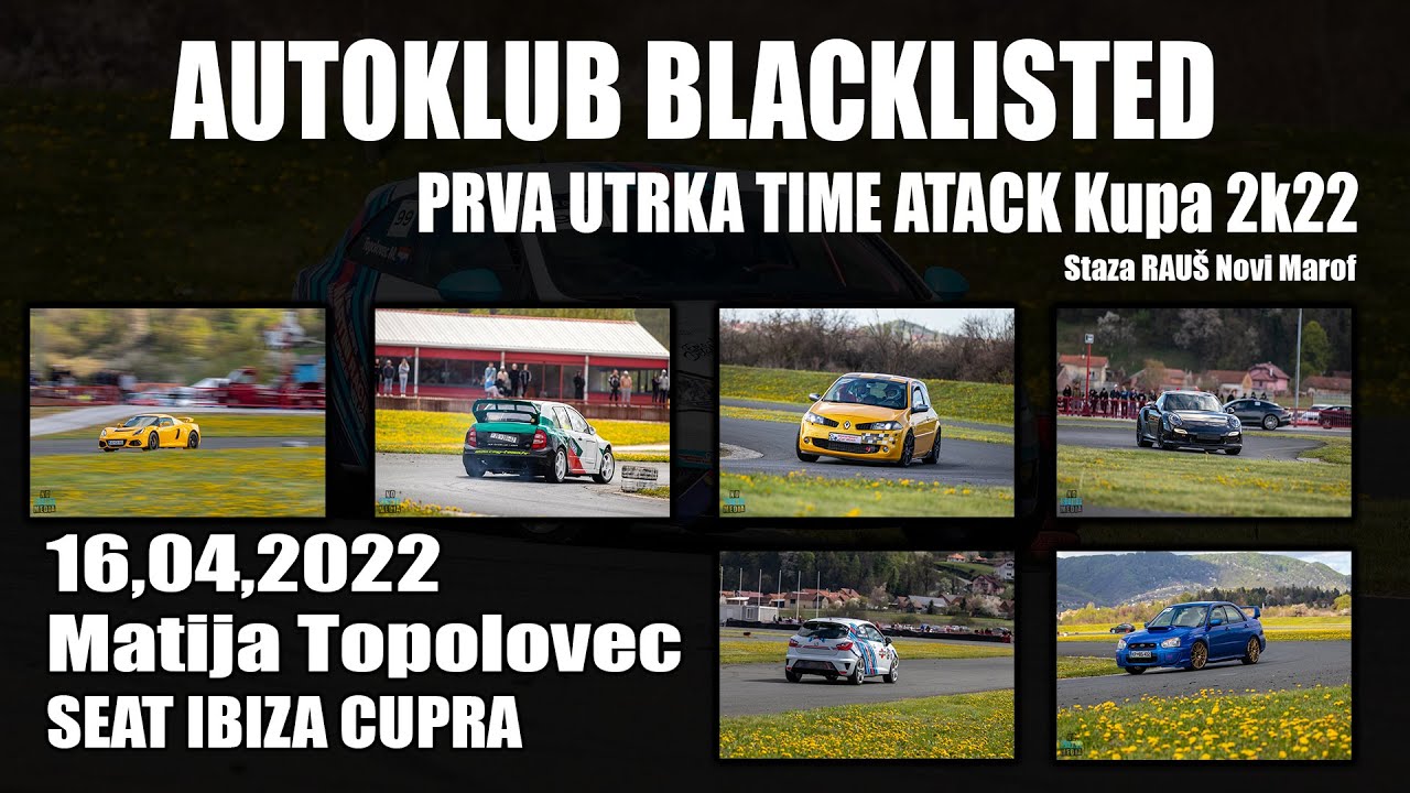 POBJEDIO SAM U 1. UTRCI!, Time Atack Cup 2k22, Novi Marof, Lap time: 1.14.880sec VLOG Ak BLACKLISTED