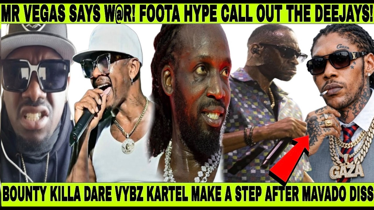 LOOK! BOUNTY KILLA DARE VYBZ KARTEL DEM ANSA MAVADO NEW DISS, MR VEGAS SAY W@R, FOOTA HYPE GET ANGRY
