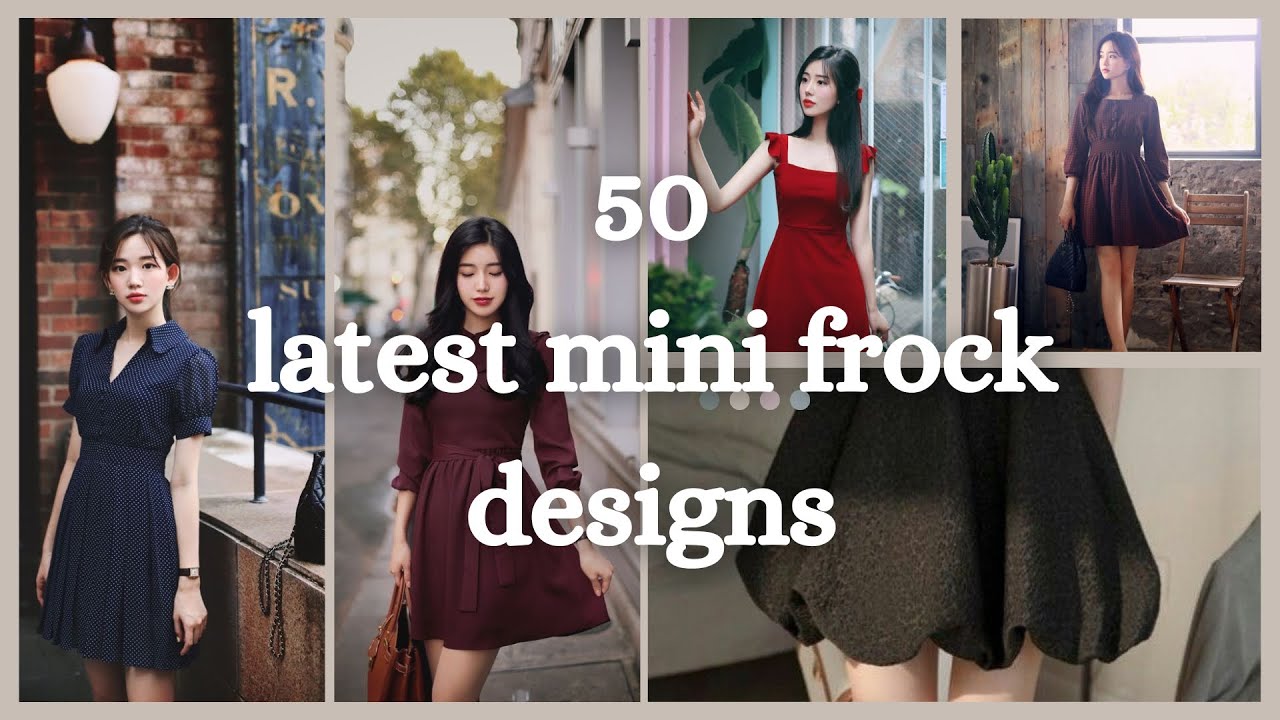 Latest and modest mini frock collection in 2025