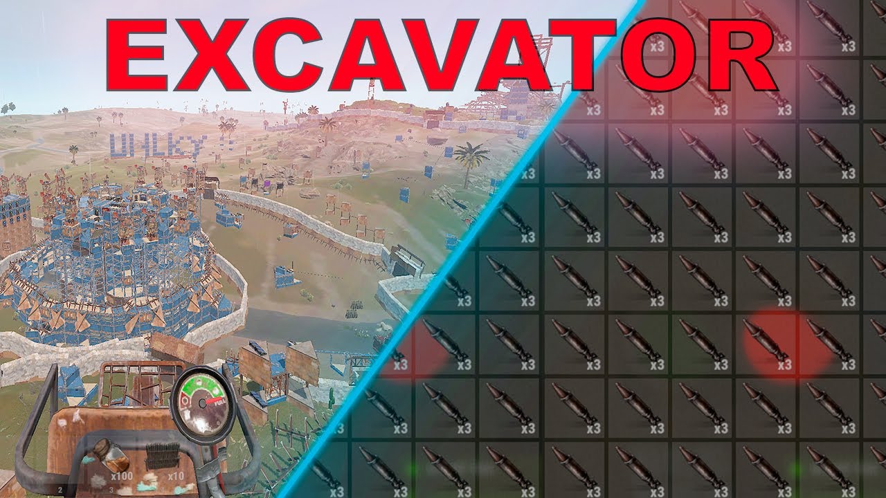 How we controlled excavator | Rusticated long EU | Raid atemp 30+ people