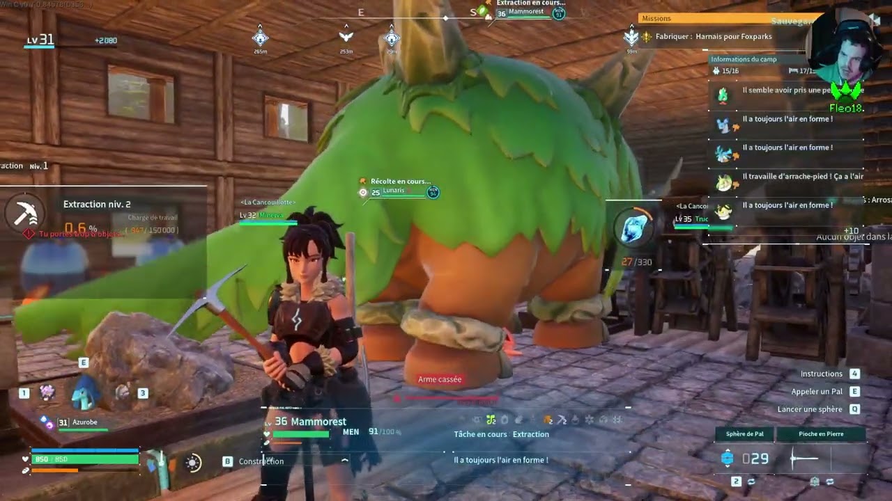 Palworld 6 : Mon Reptyro refuse de combattre T_T