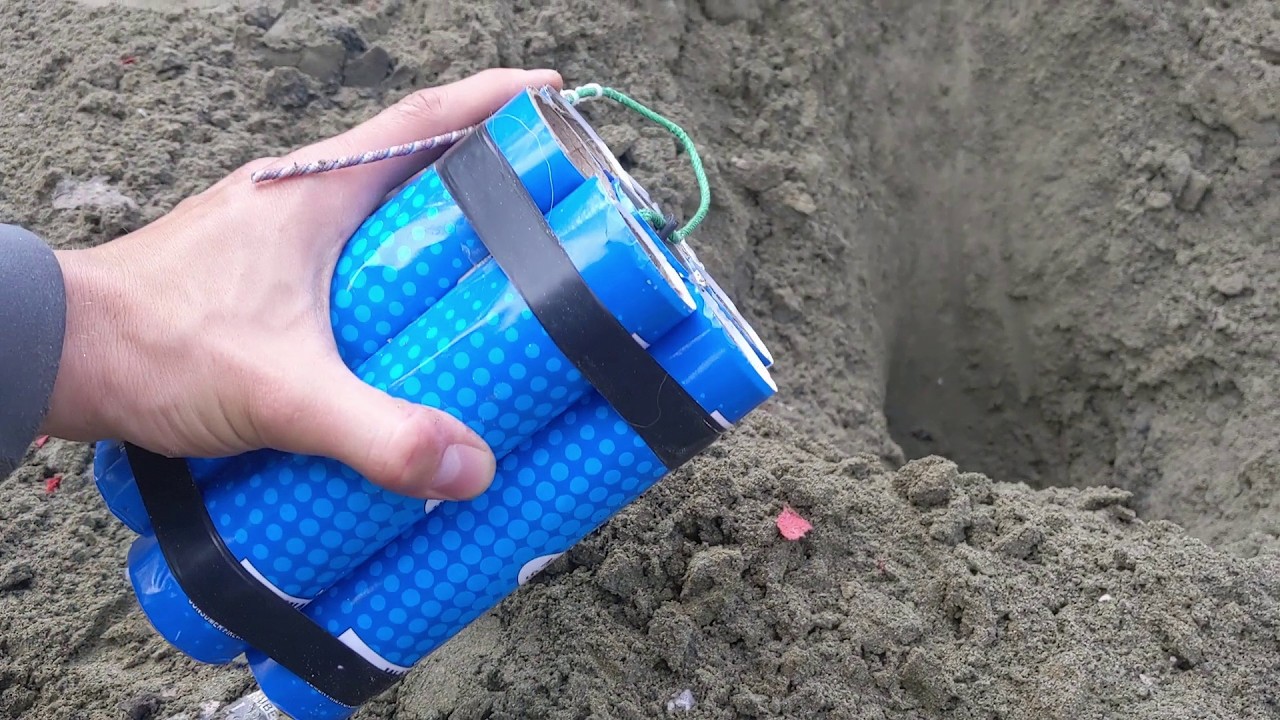 These are the BIGGEST Fireworks lit UNDERGROUND!